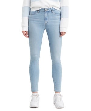 Levi's Women's 721 High-rise Skinny Jeans In Short Length In Azure Mood