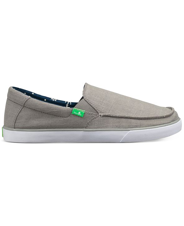 sanuk men's sideline linen 2 loafer flat
