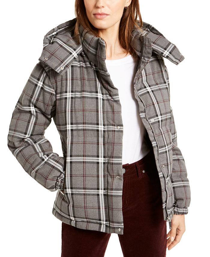 Vince camuto plaid discount jacket