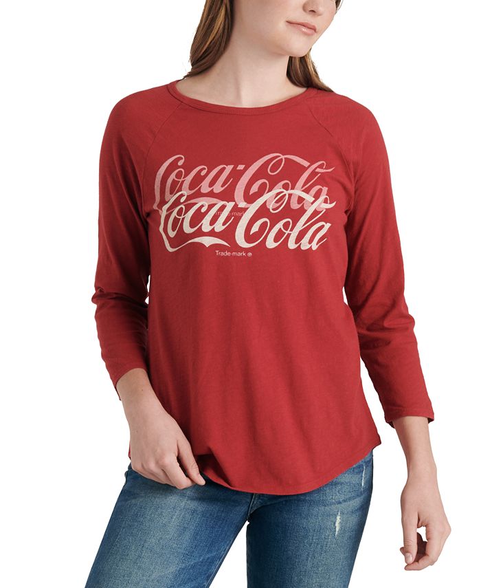 Lucky Brand Coca-Cola Long Sleeve T-Shirt - Macy's