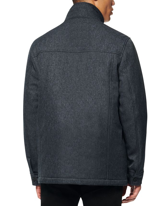 Marc New York Men's Mullins Melange Tech Funnel Collar Jacket & Reviews ...