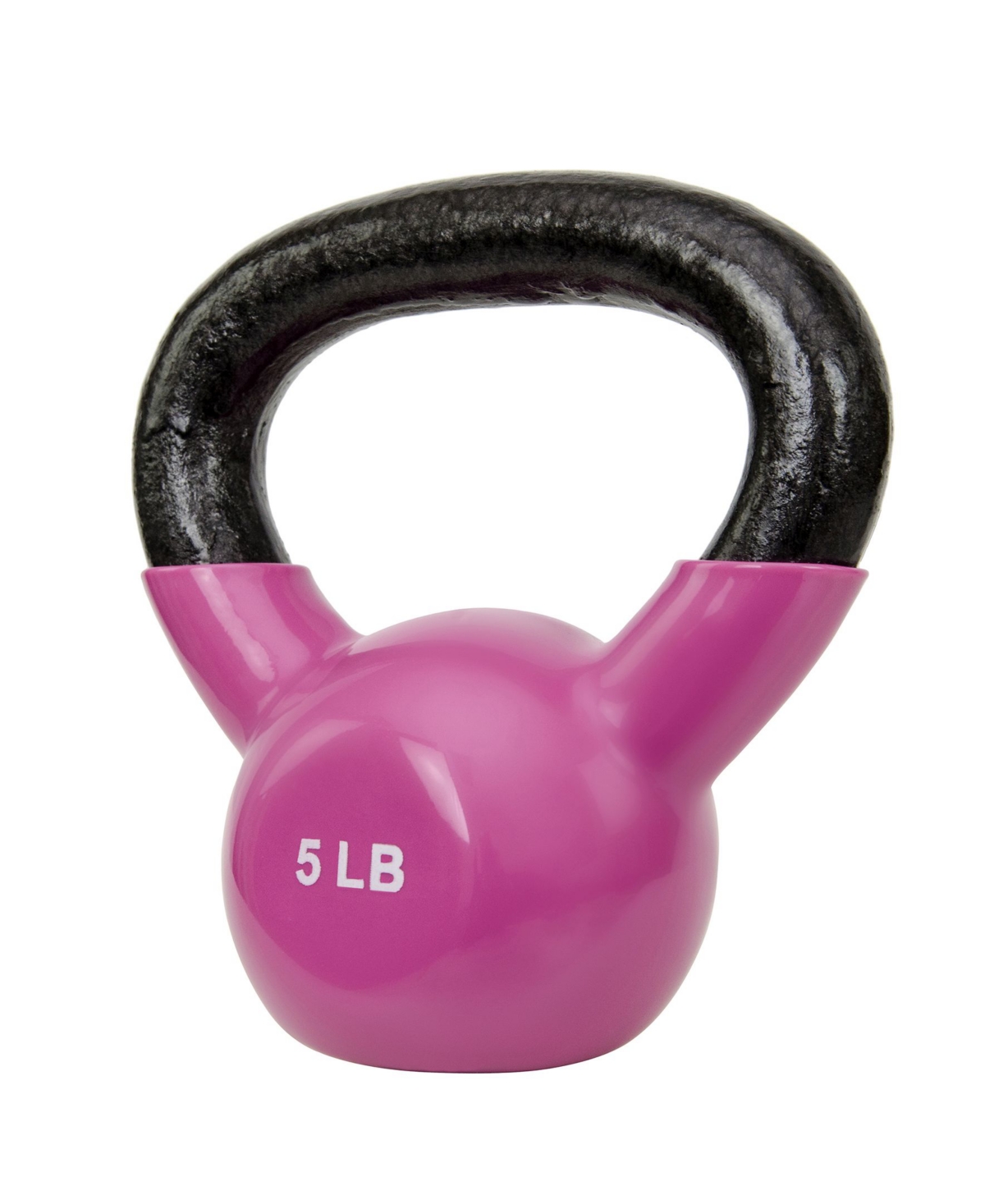 Sunny Health and Fitness Vinyl Coated Kettle Bell, 25 lbs