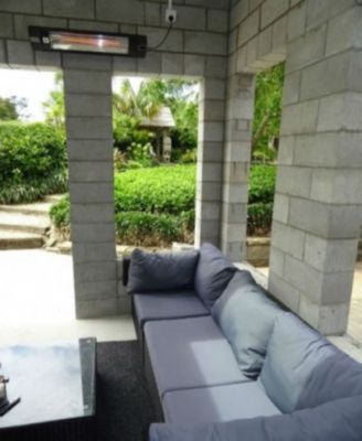 Dr. Infrared Heater 1500W Carbon Indoor Outdoor Patio&nbsp;Garage&nbsp;Wall or Ceiling Mount with Remote