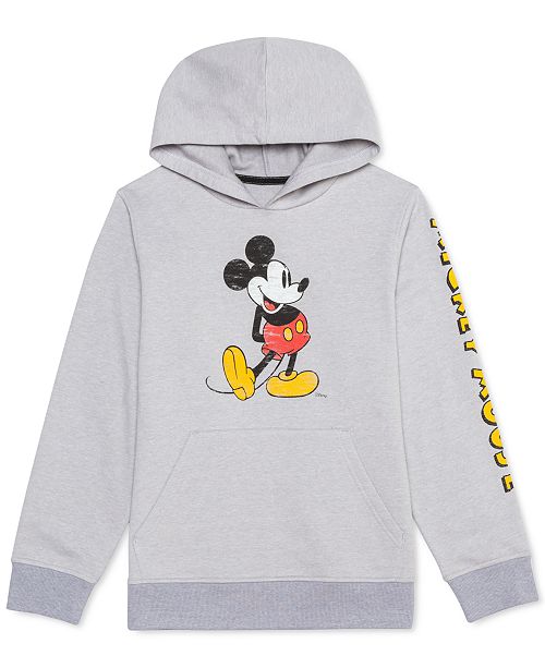Disney Big Boys Classic Mickey Mouse Hoodie & Reviews - Sweaters - Kids ...