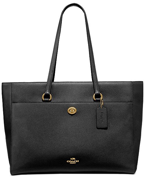 Coach Crossgrain Leather Folio Tote Reviews Handbags