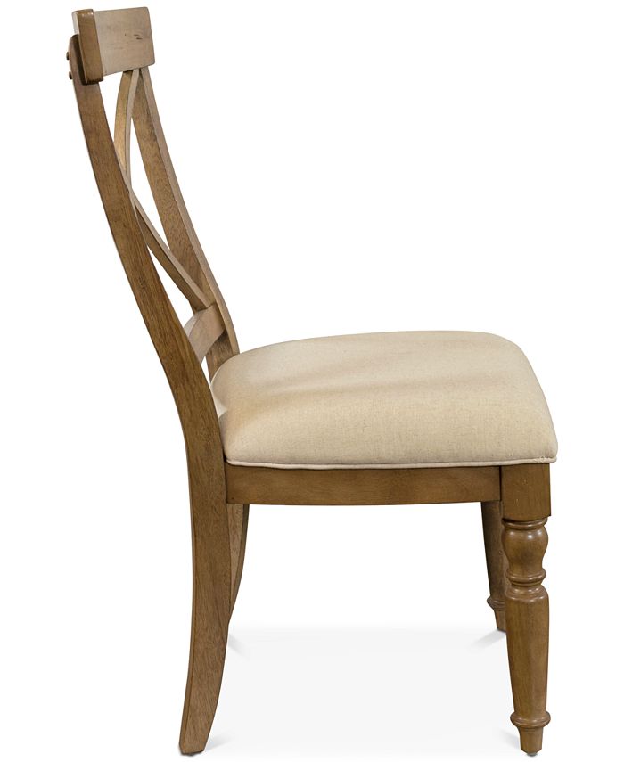 Furniture - Aberdeen X-Back Upholstered Side Chair