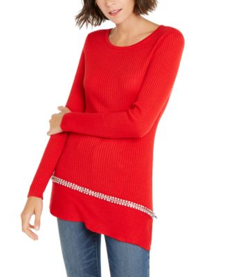 INC International Concepts - Asymmetrical Embellished Tunic