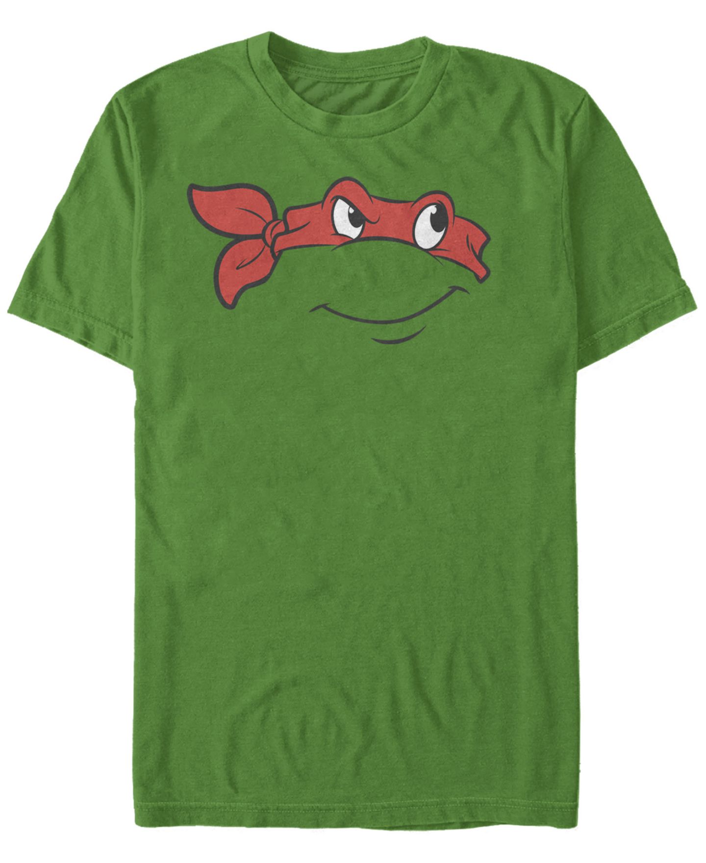 Мужская футболка Fifth Sun Nickelodeon Teenage Mutant Ninja Turtles Raphael Big Face Short Sleeve, цвет: Kelly — фото 1