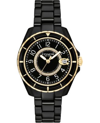 COACH - Women's Preston Black Ceramic Bracelet Watch 32mm