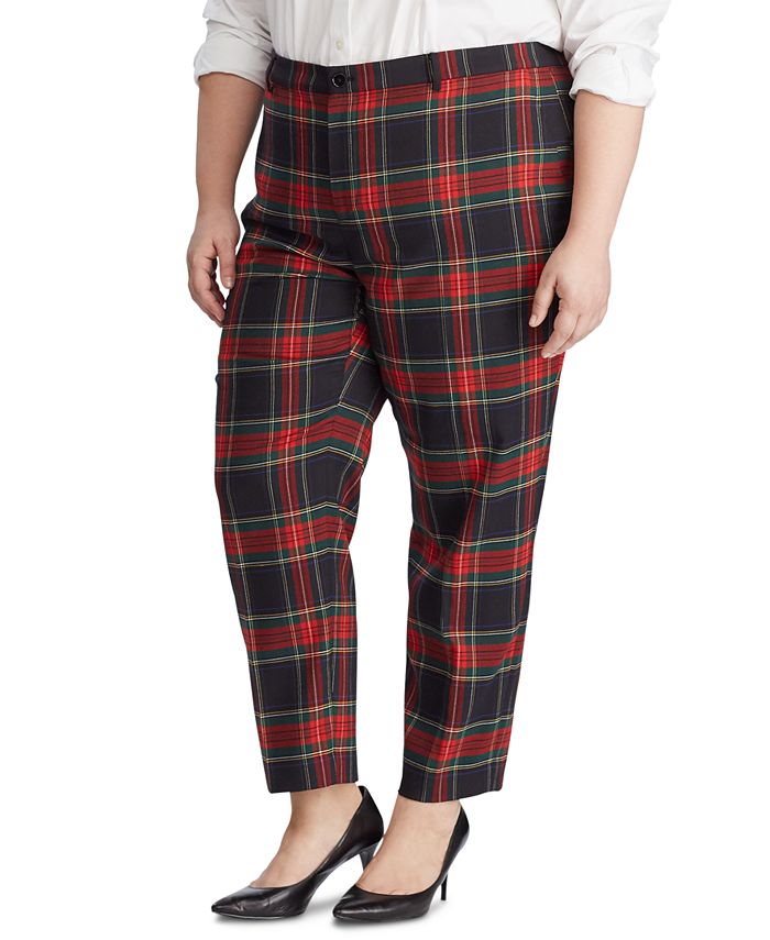 Lauren Ralph Lauren Plus Size Plaid Suit Pants & Reviews - Pants & Capris -  Plus Sizes - Macy's