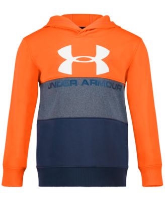 under armour hoodie orange kids