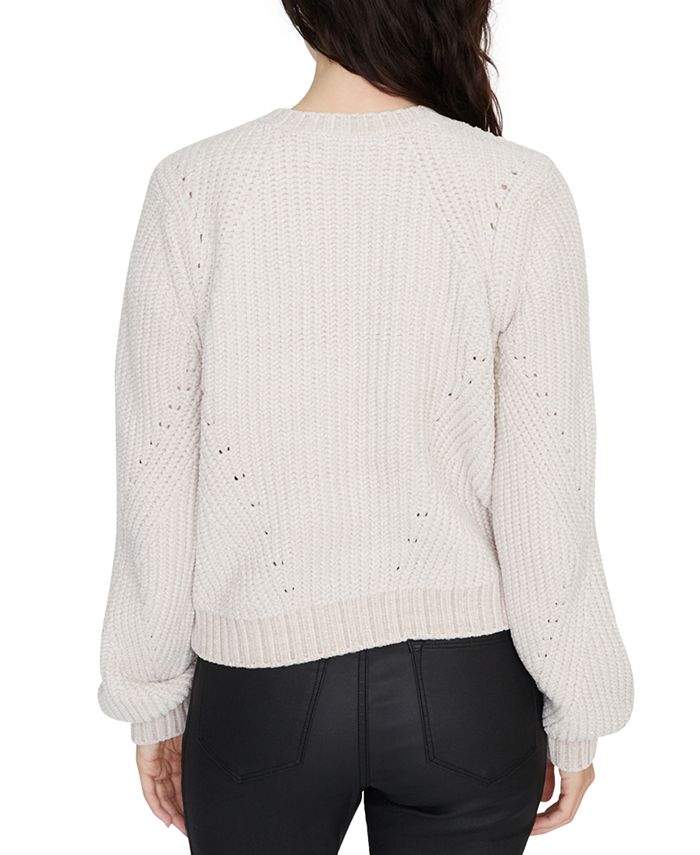 Sanctuary Textured Knit Chenille Sweater - Macy's