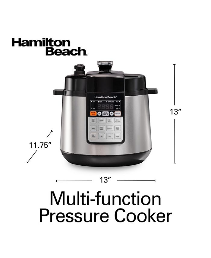 Hamilton Beach 6 Qt. MultiFunction Pressure Cooker Macy's