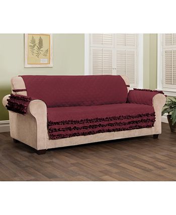 P/Kaufmann Home - Claremont Ruffled XL Sofa Furniture Cover