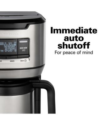 Front Fill 12 Cup Programmable Coffee Maker with Thermal Carafe - 46391