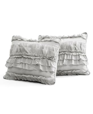 Belle Ruffle 3-Pc. Quilt Set, Full/Queen