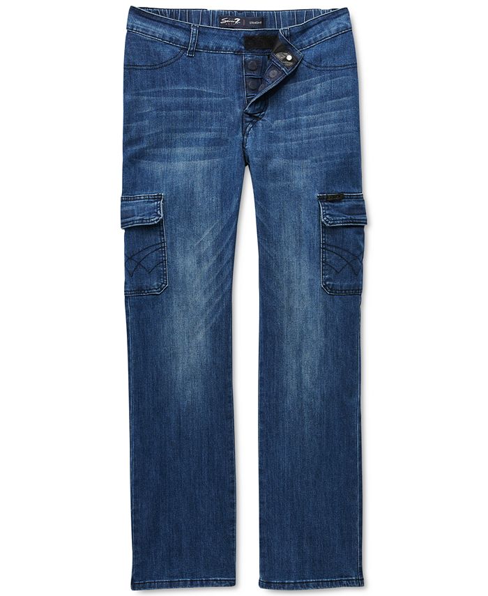 Seven7 Seven7 Men's Peyre Adaptive Seated Classic Straight-Fit Stretch ...