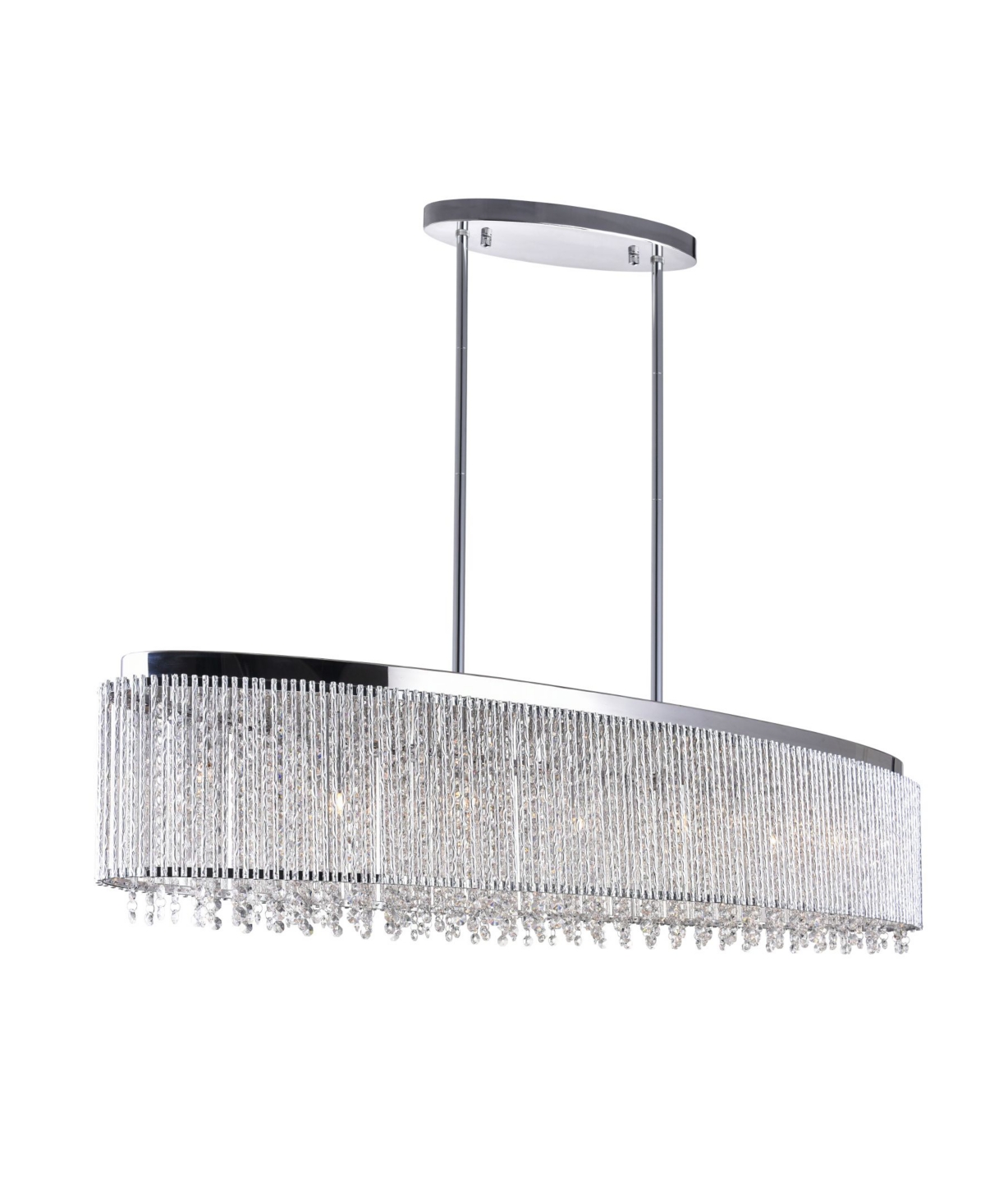 Cwi Lighting Claire 7 Light Chandelier In Chrome