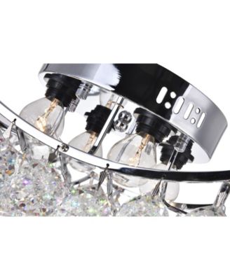 Queen 4 Light Flush Mount