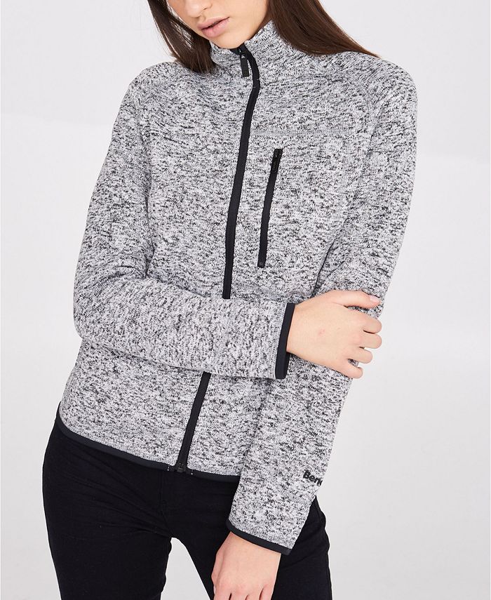 Bench Urbanwear Naylie Short Brushed Back Knitted Jacket Macy's