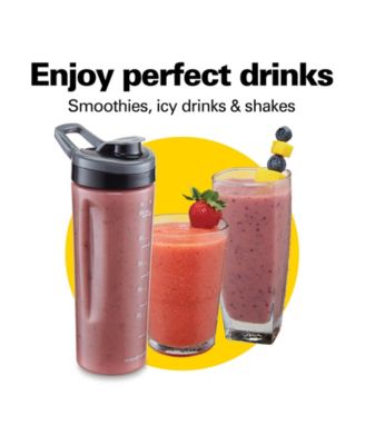 Ice Crusher Blender with 40 oz. Glass Blender Jar and 20 Oz. Travel Jar