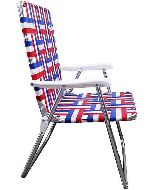 Outdoor Spectator Classic Aluminum Webbed Folding Lawn, Camp Chair, 2