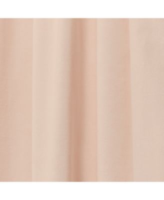Velvety Room Darkening, Back Tab and Rod Pocket Single Curtain Panel
