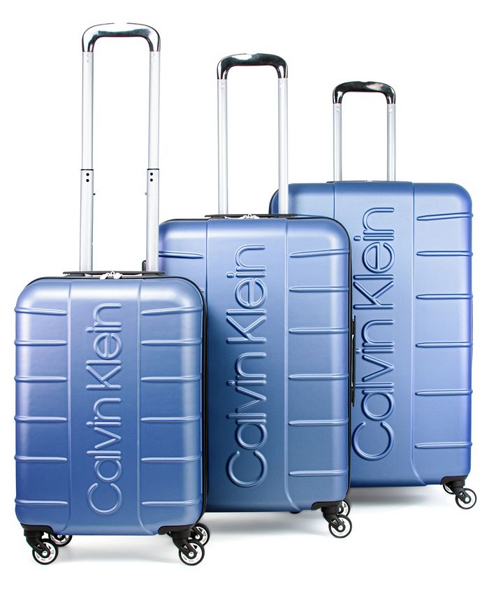 Calvin Klein Bowery Hard Side Luggage Set, 3 Piece & Reviews - Home - Macy's