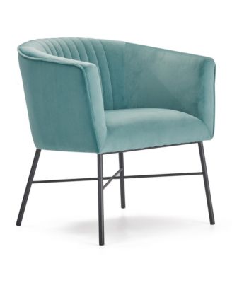 Adore Décor - Leone Tufted Accent Chair, Quick Ship