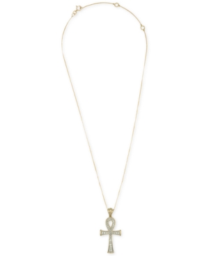 image of Wrapped Diamond Ankh Cross 20