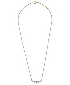 Diamond Triangle 18" Pendant Necklace (1/4 ct. t.w.) in 14k Gold, Created for Macy's