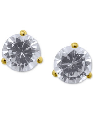 image of Gemstone Stud Earrings in 14k Yellow Gold