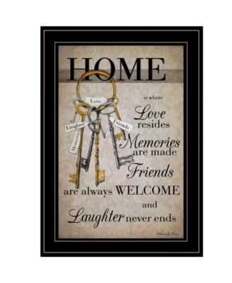 House Keys by Robin-Lee Vieira, Ready to hang Framed Print, Black Frame, 15" x 21"