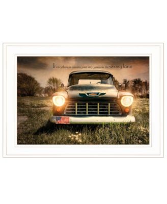 Wrong Lane by Robin-Lee Vieira, Ready to hang Framed Print, White Frame, 21" x 15"