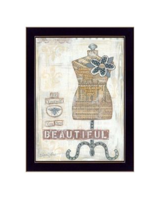 Beautiful By Annie LaPoint, Printed Wall Art, Ready to hang, Black Frame, 20" x 14"