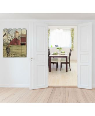 Harbingers of Spring by Billy Jacobs, Printed Wall Art on a Wood Picket Fence, 16" x 20"