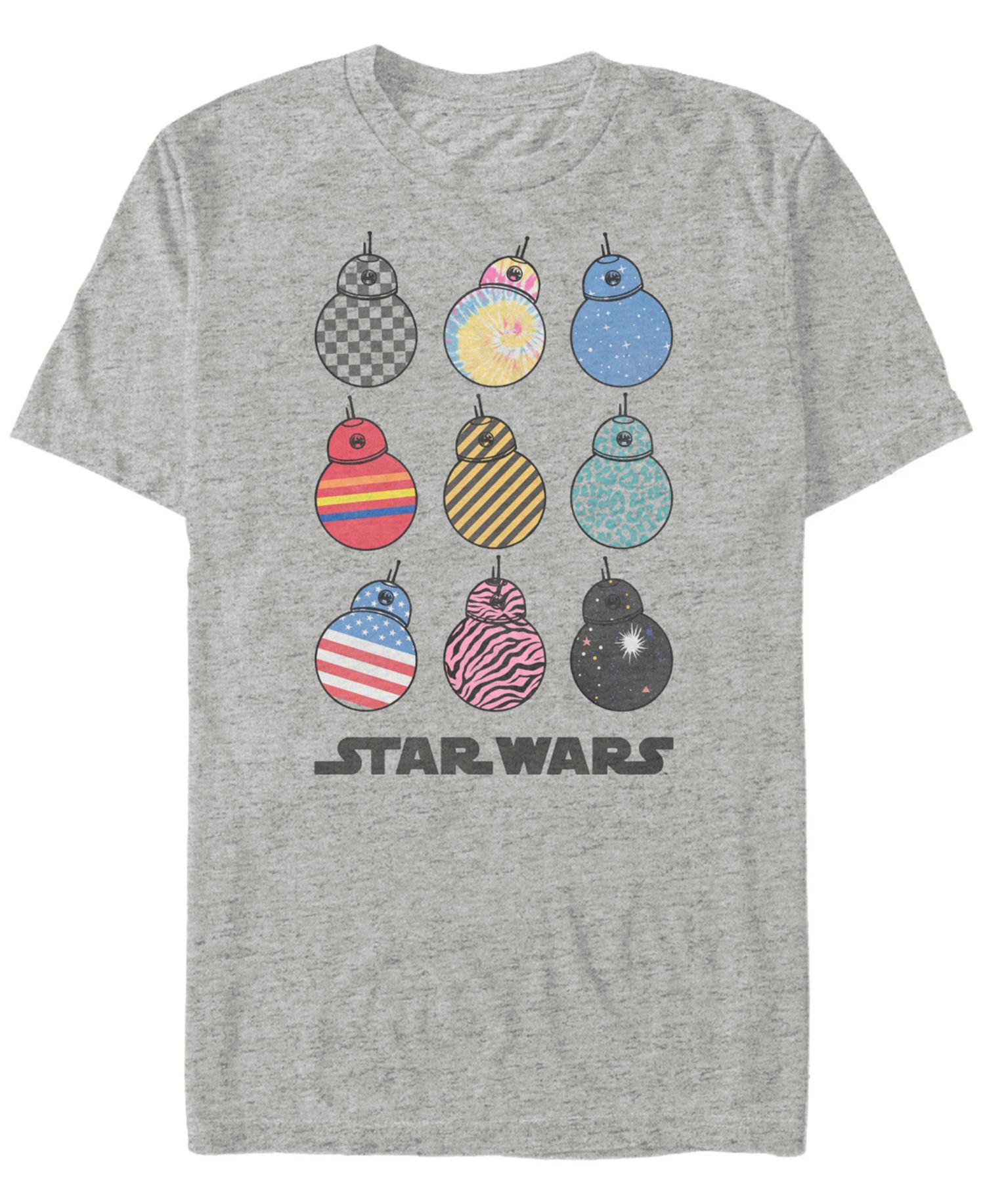 Star Wars Men's Rise of Skywalker Crazy BB-8's T-shirt