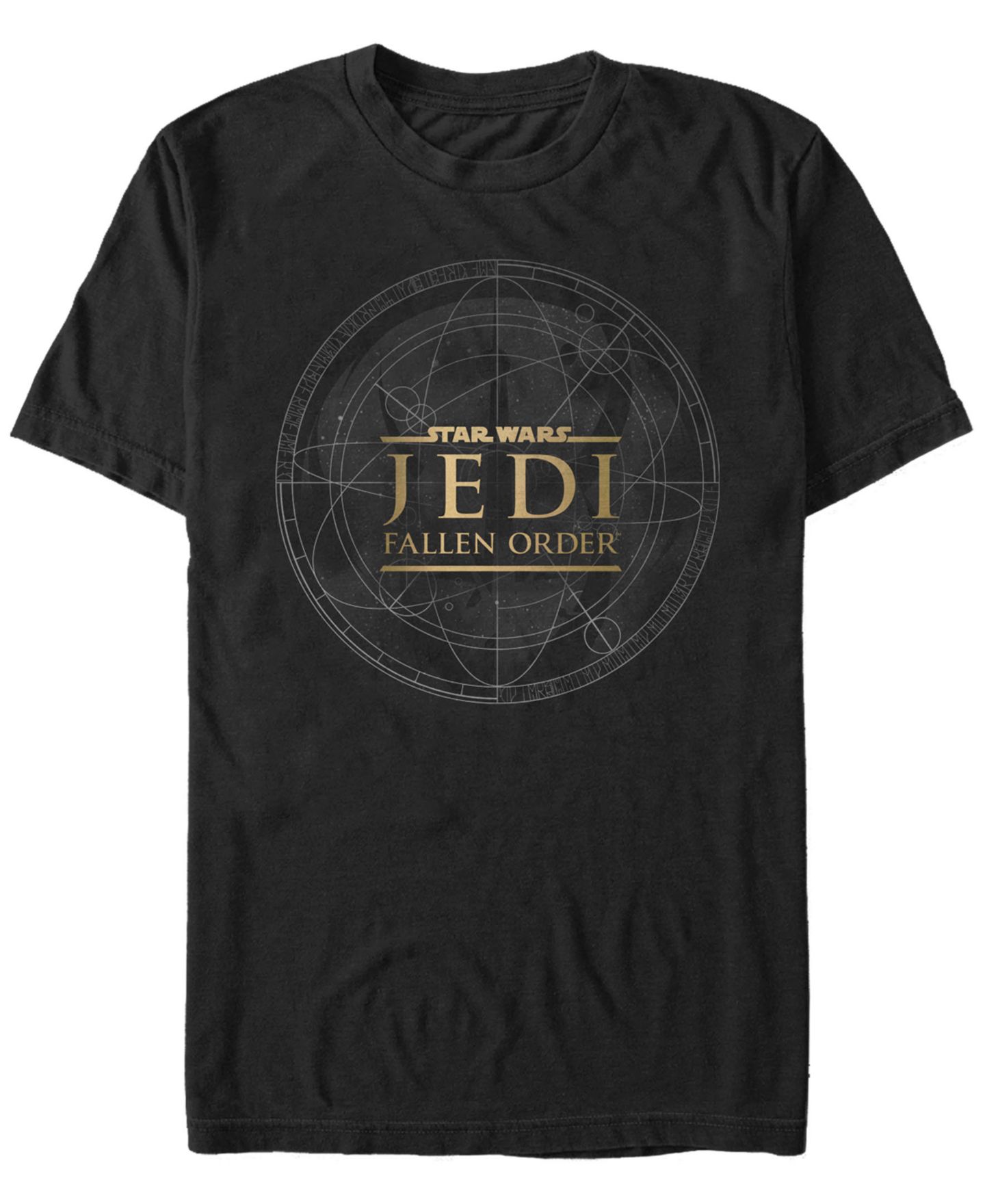 Мужская футболка Fifth Sun Star Wars Jedi Fallen Order Map Logo, цвет: Чёрный — фото 1