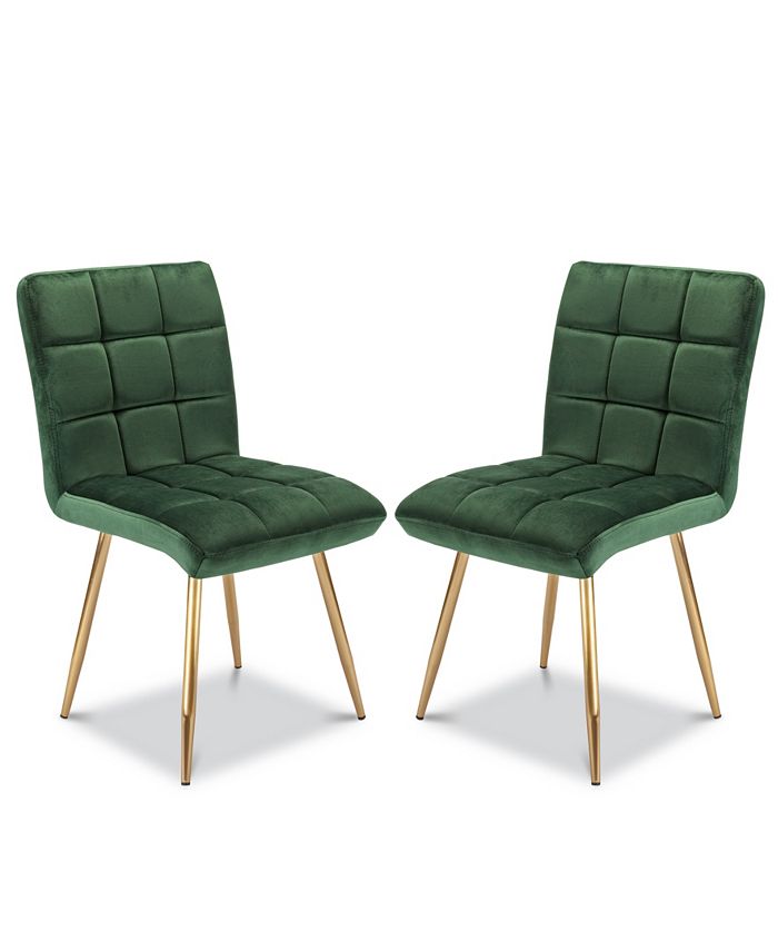 Edgemod Velvet Dining Chair, Set of 2 Macy's
