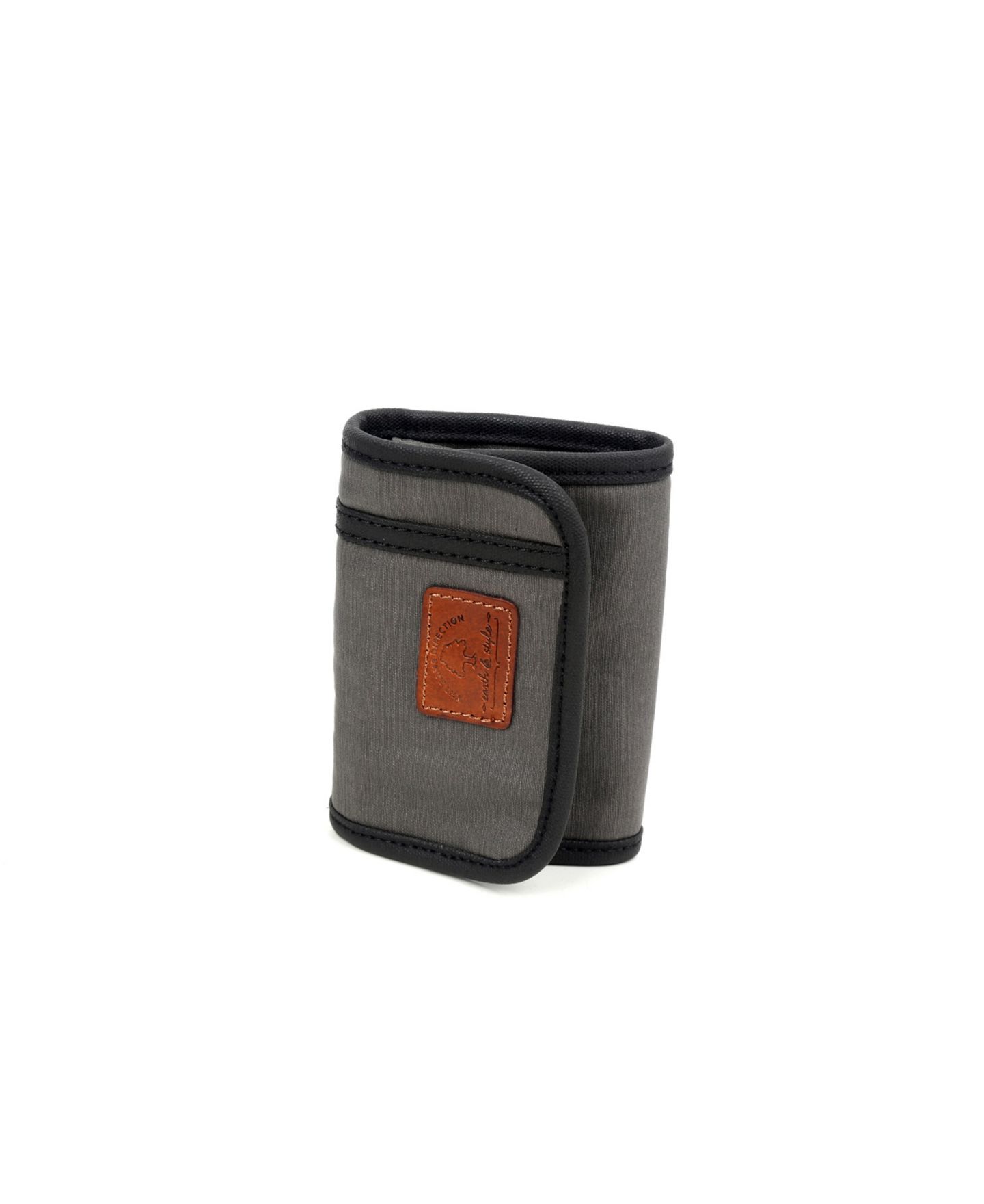 Женский кошелёк TSD BRAND Urban Light Coated Canvas Wallet, цвет: Серый — фото 5