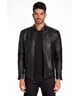 jared lang leather quilted moto jacket