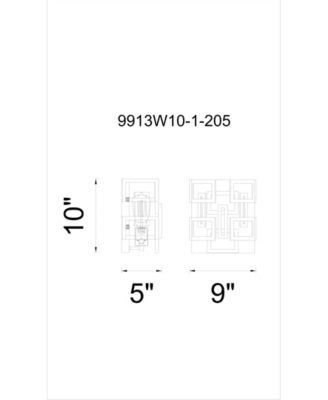 Litani 1 Light Wall Sconce