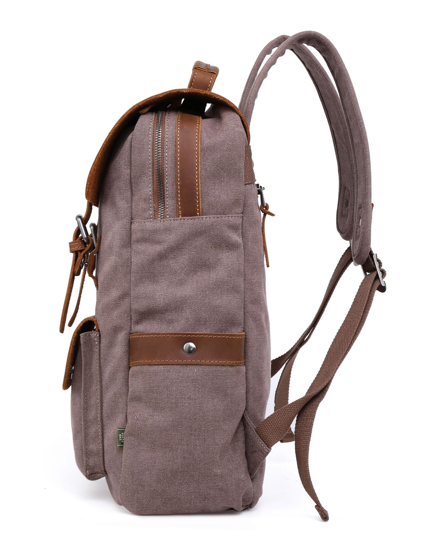 Рюкзак TSD BRAND Valley Hill Canvas, цвет: Коричневый — фото 3