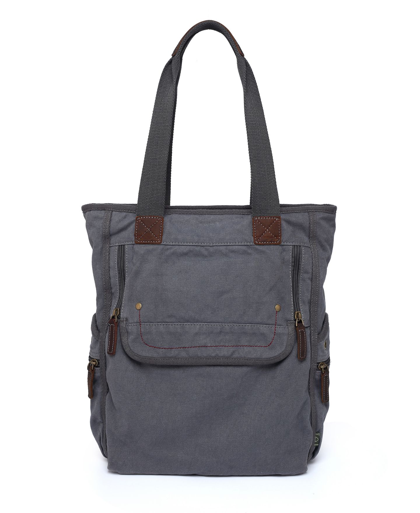 Женская сумка TSD BRAND Atona Canvas, цвет: Серый — фото 1