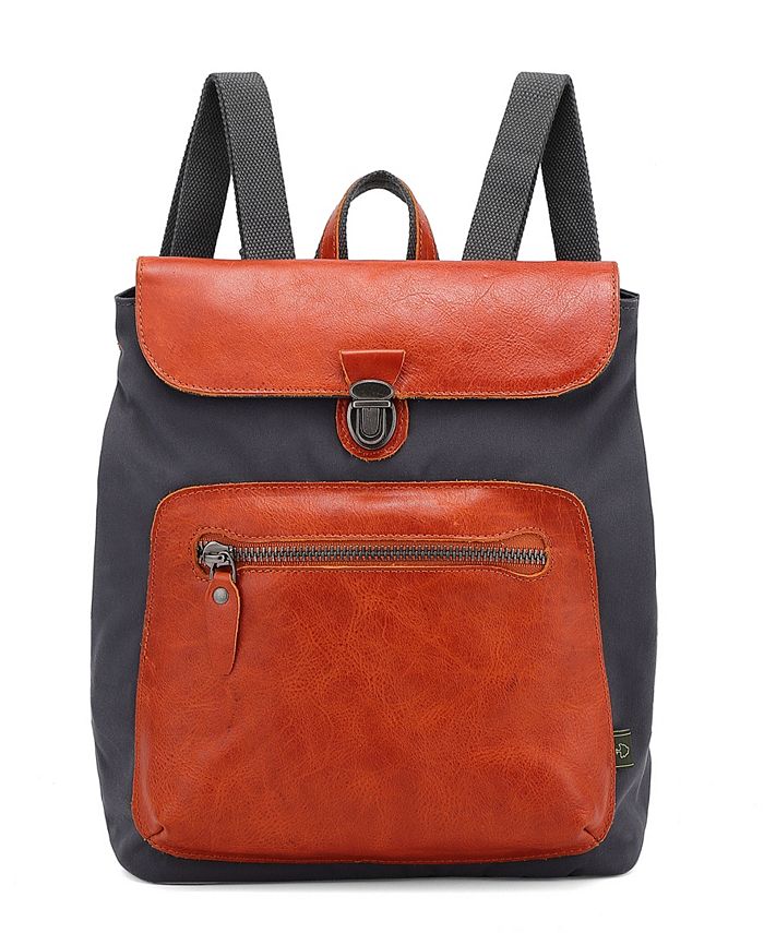 TSD BRAND Valley Trail Coated Canvas Backpack Macy's