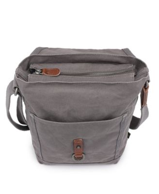 Forest Canvas Flap Crossbody Bag