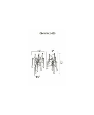 Anita 2 Light Wall Sconce