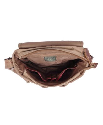 Turtle Ridge 4-Pocket Canvas Crossbody Bag