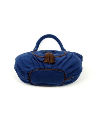 Bold Lotus Canvas Hobo Bag