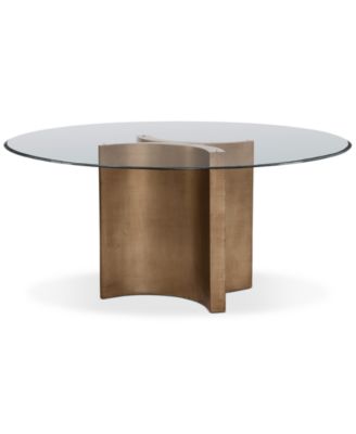 60 glass top round dining table